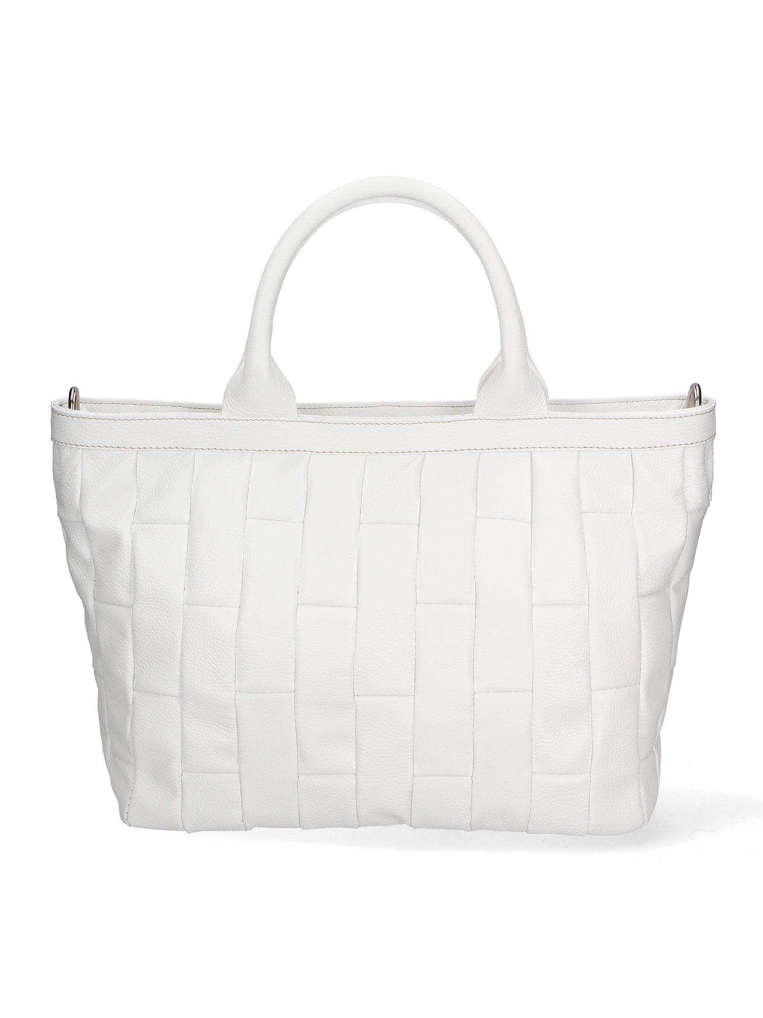 Borsa a mano da Donna in Vera Pelle | Gave Lux | GLX22SANEM-8423FBG-BIANCO