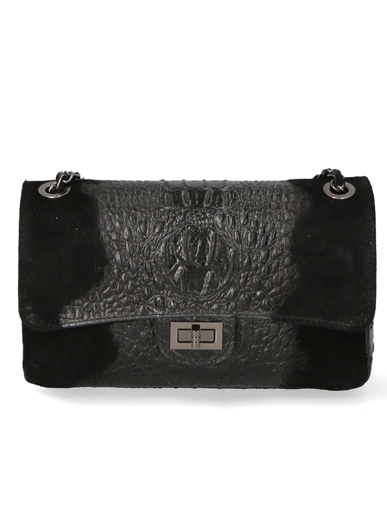 borsa a spalla da Donna in Vera Pelle | Gave Lux | GLX228004523FBG-NERO