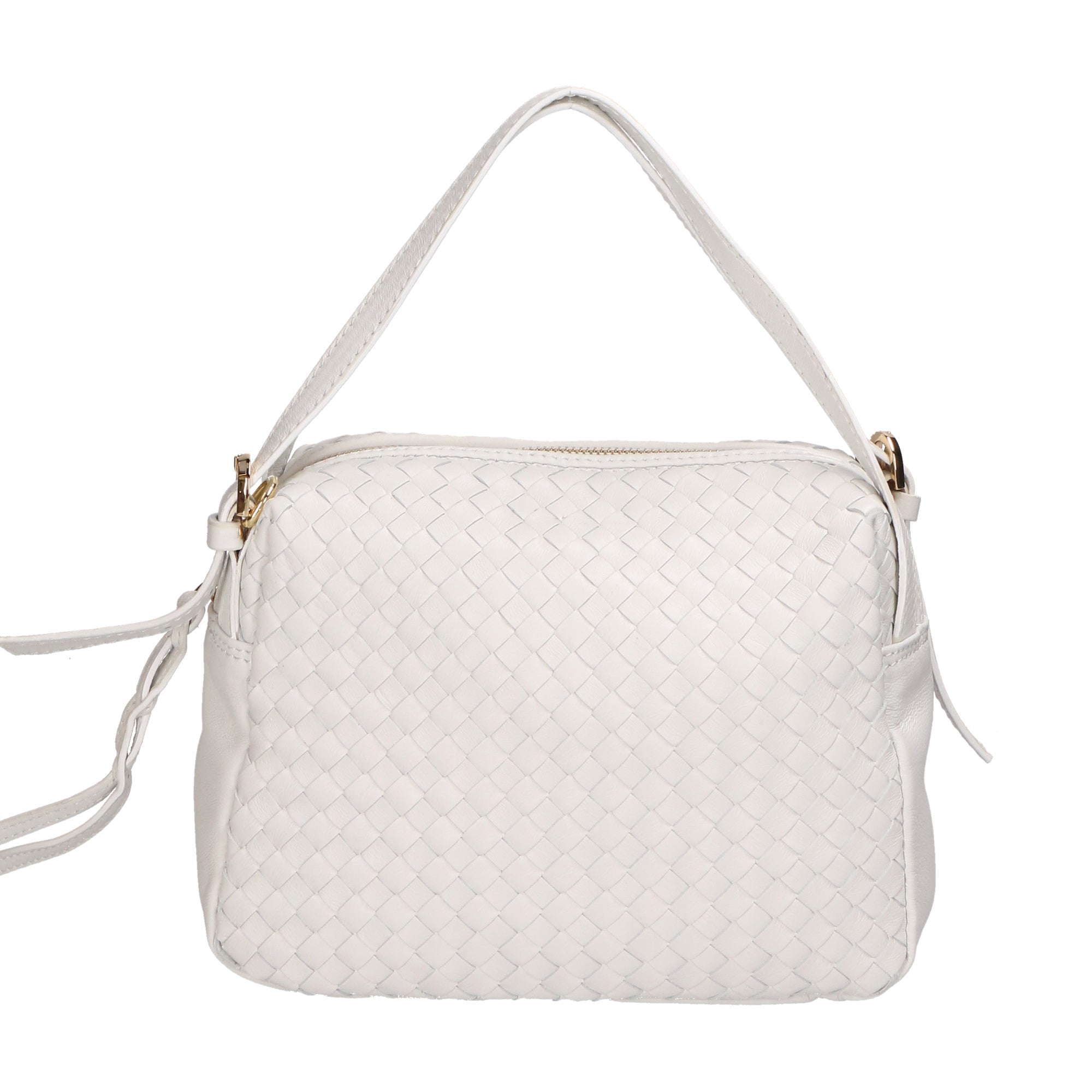 Borsa a spalla da Donna in Vera Pelle | Gave Lux | GLX220605423FBG-BIANCO_FREDDO
