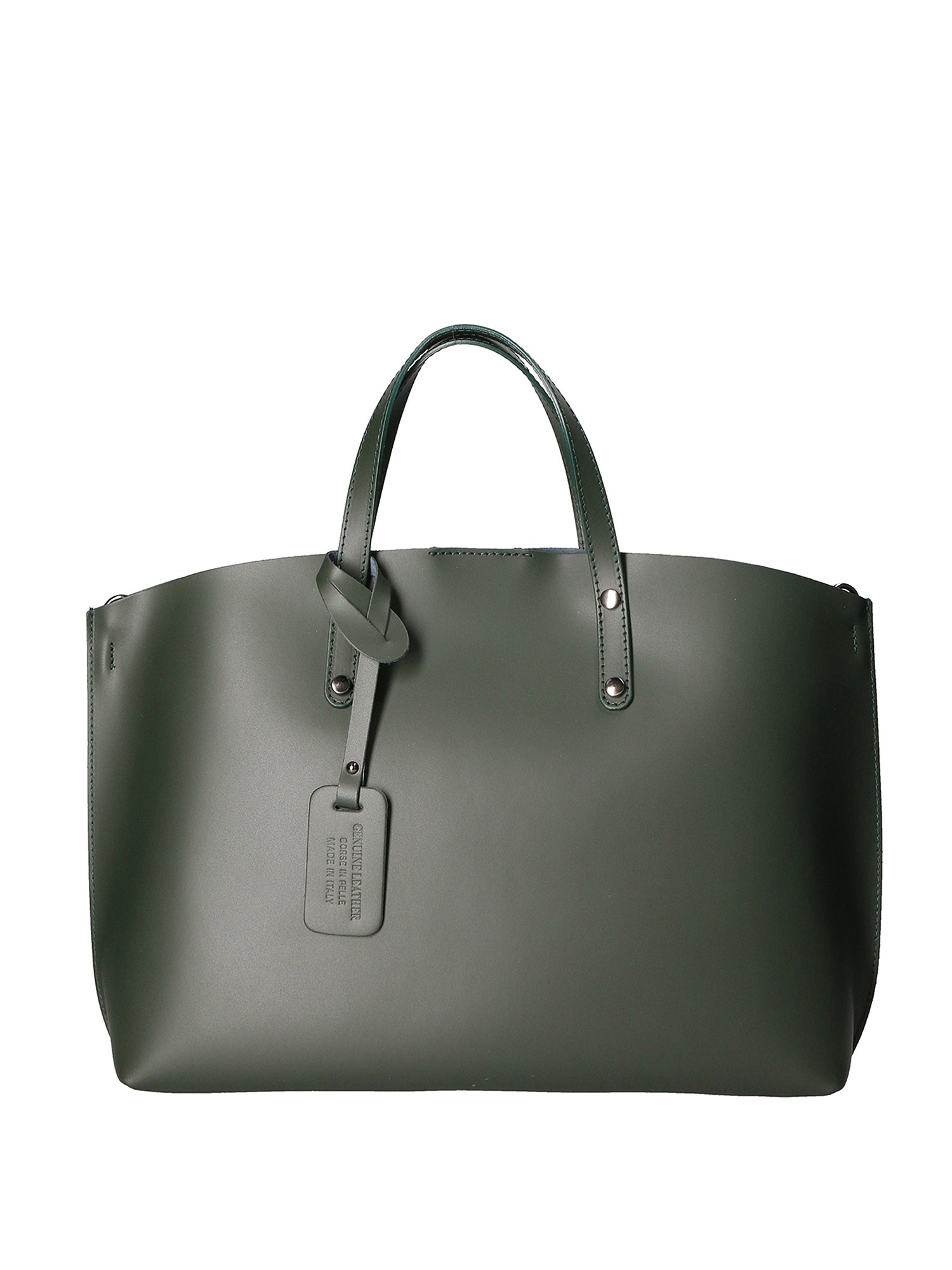 Borsa a spalla da donna In Vera pelle | gave lux | GLX22209423FBG-L135_VERDE_BOTTIGLIA