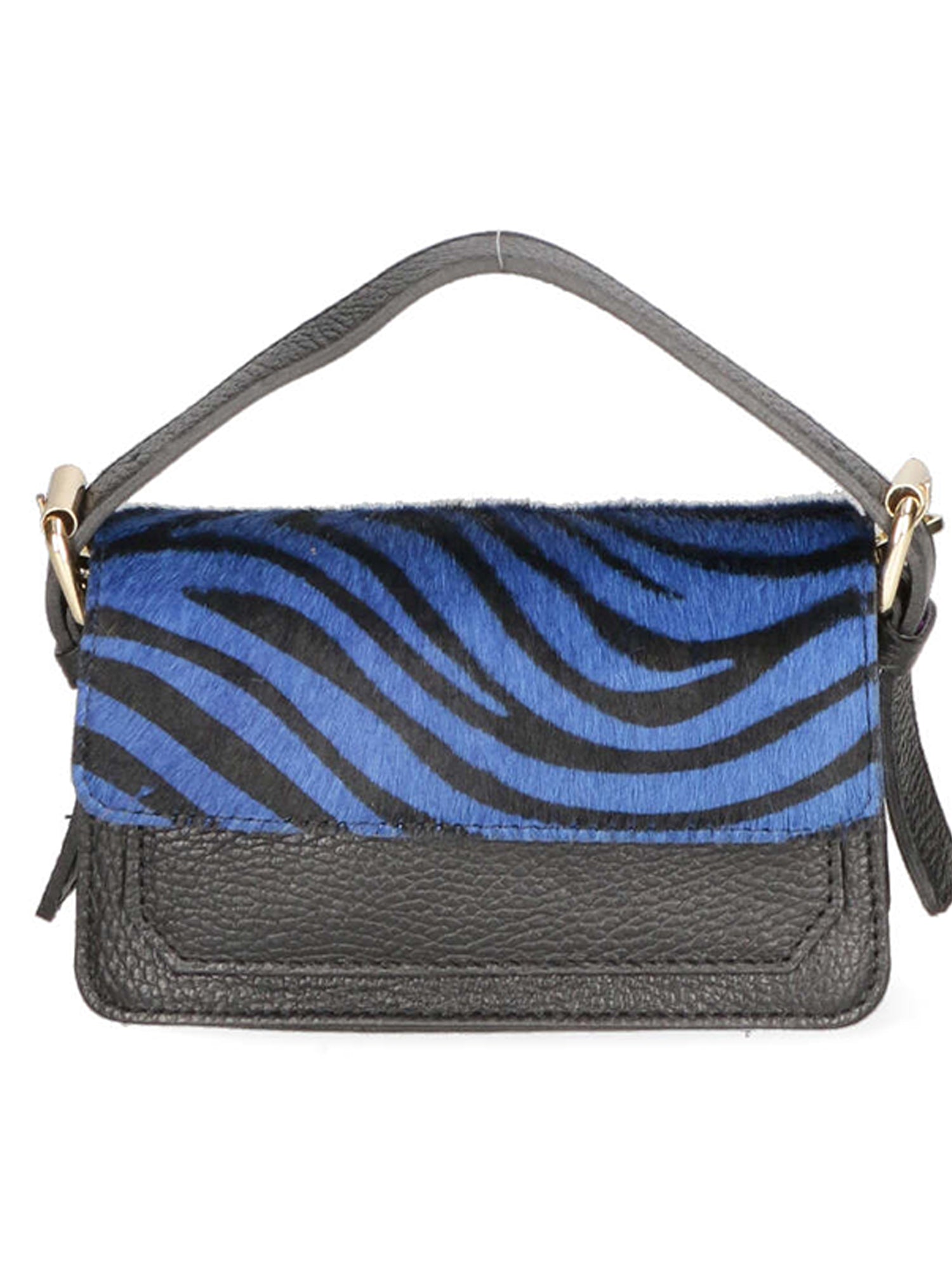 Pochette da Donna in Vera Pelle | Gave Lux | GLX220485823FBG-ZEBRA_BLU