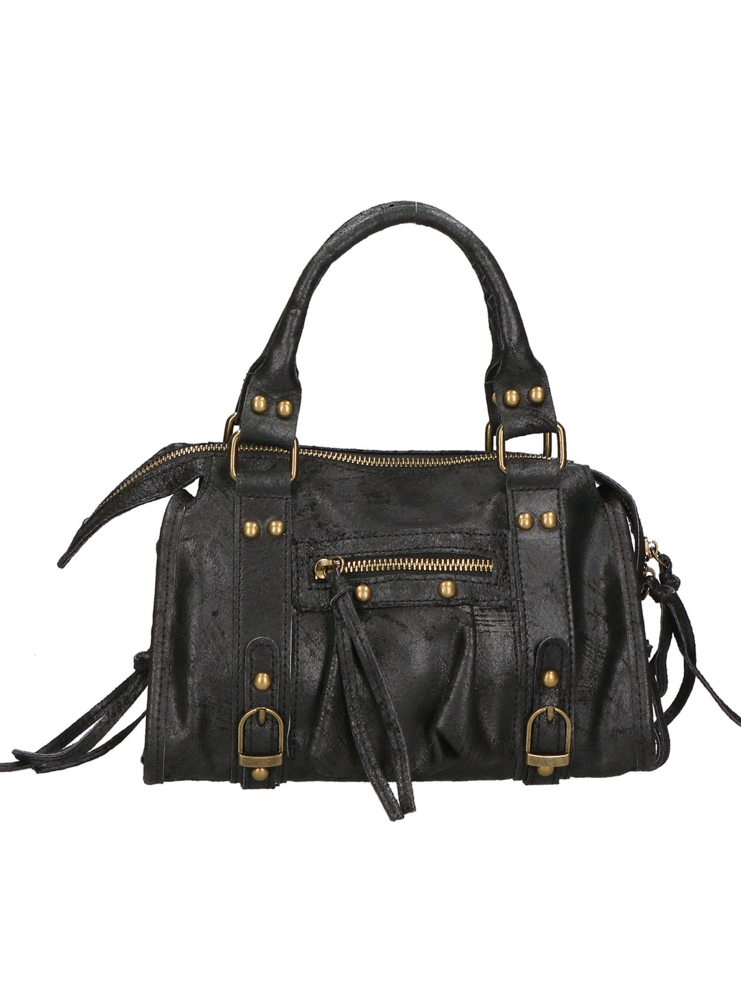Borsa a spalla da Donna In Vera pelle | Gave Lux | GLX220609123FBG-NERO