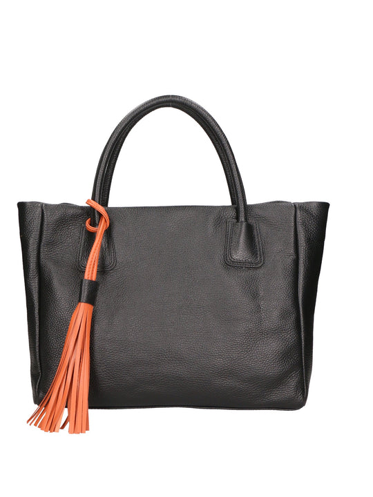 Borsa a spalla da Donna in Vera Pelle | gave lux | GLX220650323FBG-D28_NERO_BLACK
