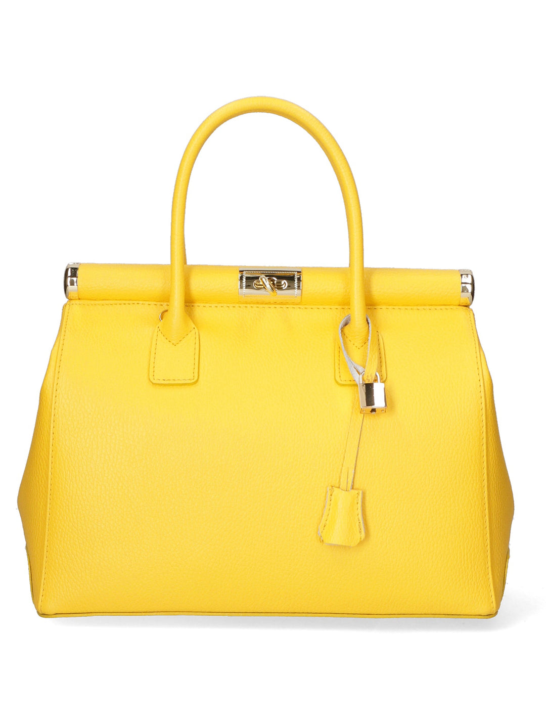 borsa a mano da Donna in Vera Pelle | Gave Lux | GLX22800523FBG-D04_GIALLO