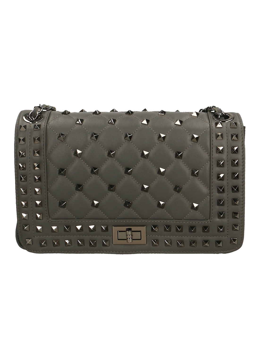 Borsa a spalla da Donna in Vera Pelle | Gave Lux | GLX22658923FBG-GRIGIO_GREY