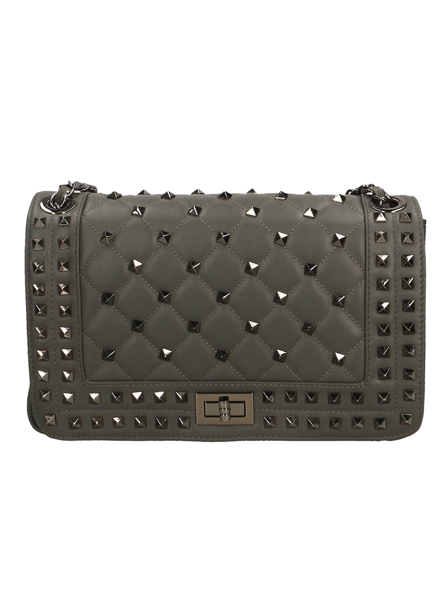 Borsa a spalla da Donna in Vera Pelle | Gave Lux | GLX22658923FBG-GRIGIO_GREY