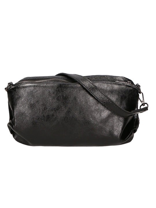 Borsa a Tracolla da Donna in Vera Pelle | gave lux | GLX220691423FBG-L022_NERO