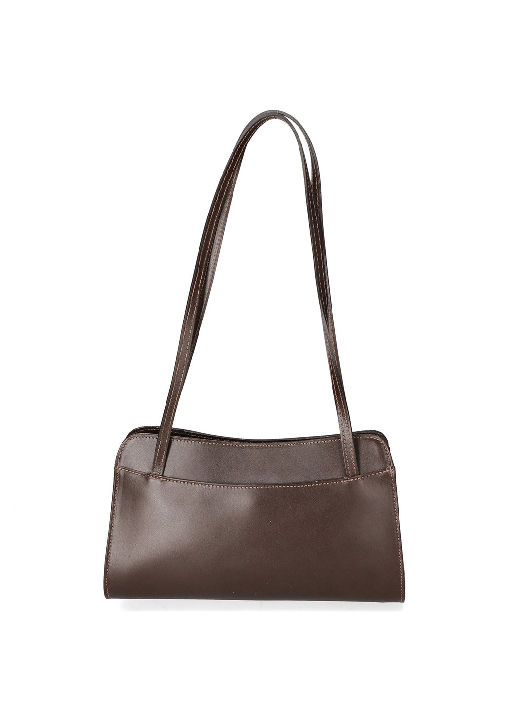 Borsa a spalla da Donna in Vera Pelle | Gave Lux | GLX22912023FBG-TMORO_DARK_BROWN