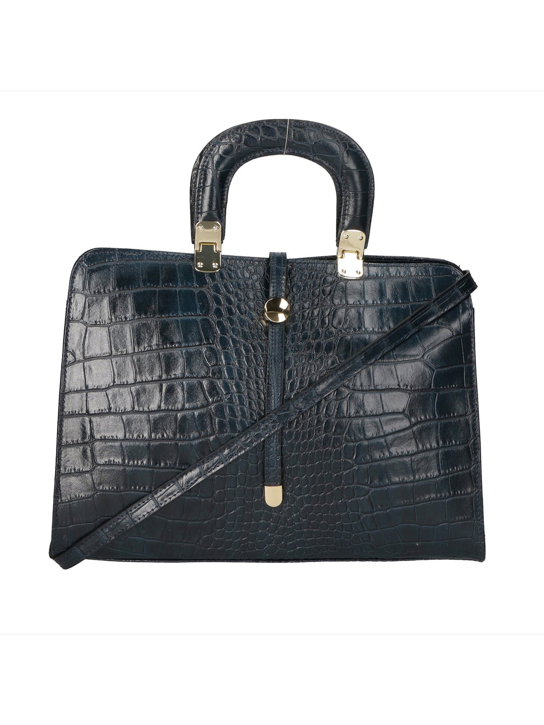 Celeste Borsa a mano da Donna in Vera Pelle