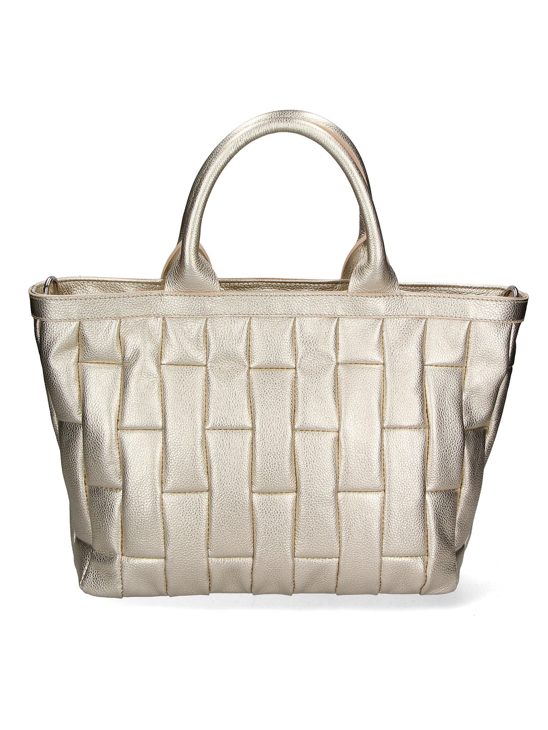 Borsa a mano da Donna in Vera Pelle | Gave Lux | GLX22SANEM-8423FBG-PLATINO