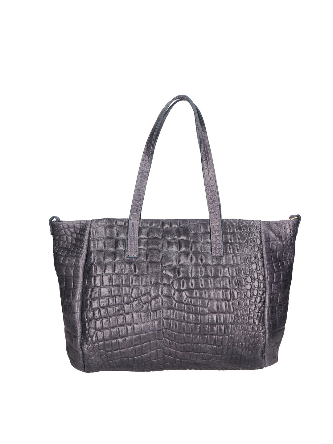 Borsa a spalla da Donna in Vera Pelle | Gave Lux | GLX220649923FBG-042_GRIGIO_SCURO