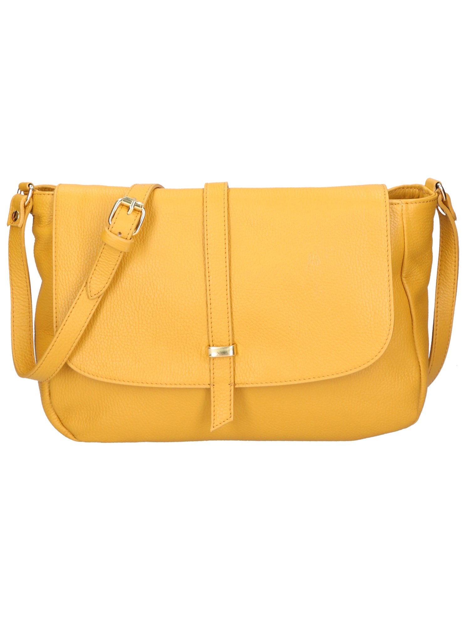 Borsa a spalla da Donna in Vera Pelle | gave lux | GLX220651923FBG-D36_SENAPE_MUSTARD